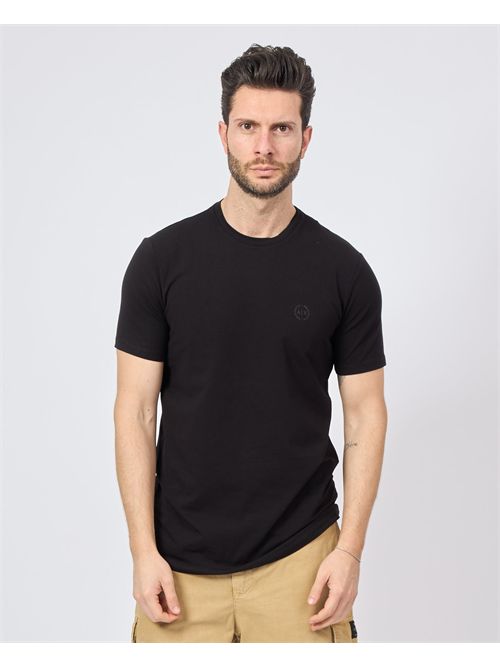 T-shirt Armani Exchange coupe classique en jersey noir ARMANI EXCHANGE | 8NZT84-Z8M9Z1200